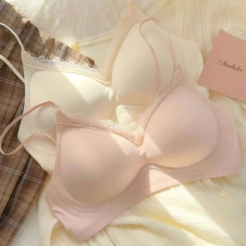 Seamless Lace Bra for Women Small Bust Comfort Push Up Anti-Sagging Wireless Lifting Bra for Girls Students Thin Breathable S-XL
Seamless Lace Bra for Women Small Bust Comfort Push Up Anti-Sagging Wireless Lifting Bra for Girls Students Thin Breathable S-XL