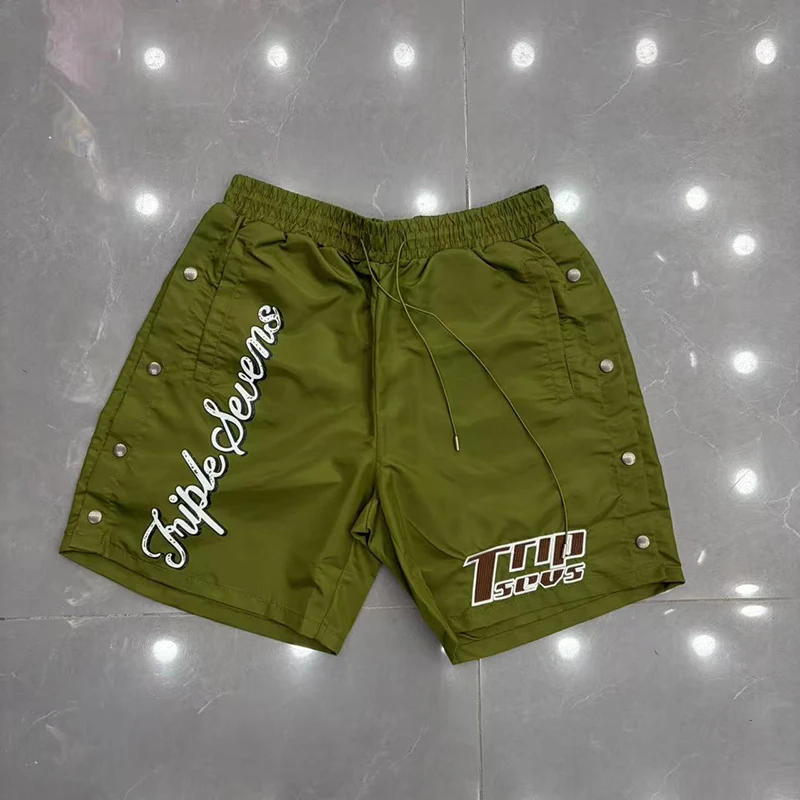 Triple Sevens High Street Trendy Olive Green Letter Embroidery Shirt Shorts Street Fashion Casual Sportswear Men
Triple Sevens High Street Trendy Olive Green Letter Embroidery Shirt Shorts Street Fashion Casual Sportswear Men