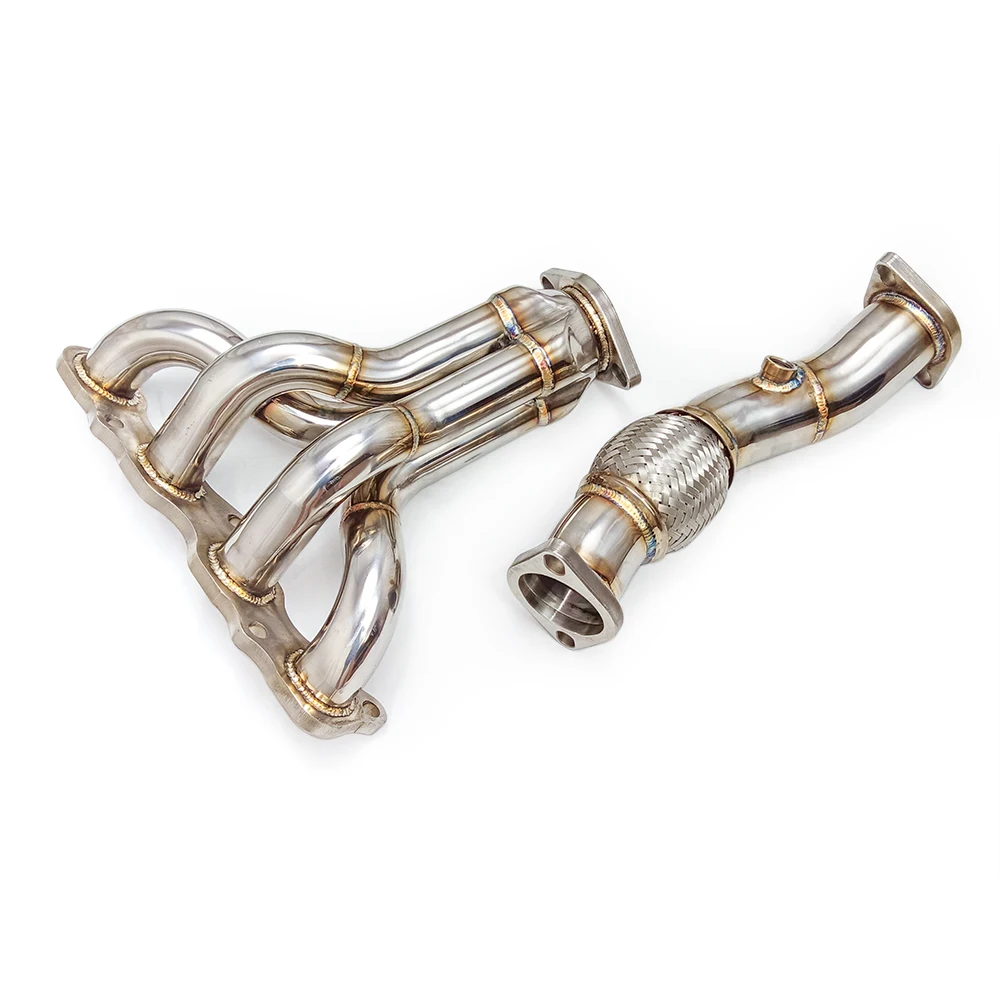 High Flow Exhaust Manifold Collector for Mitsubishi Lancer 1.6 2009-2015 Head Engine Ss304 Stainless Steel Downspout Converter
High Flow Exhaust Manifold Collector for Mitsubishi Lancer 1.6 2009-2015 Head Engine Ss304 Stainless Steel Downspout Converter