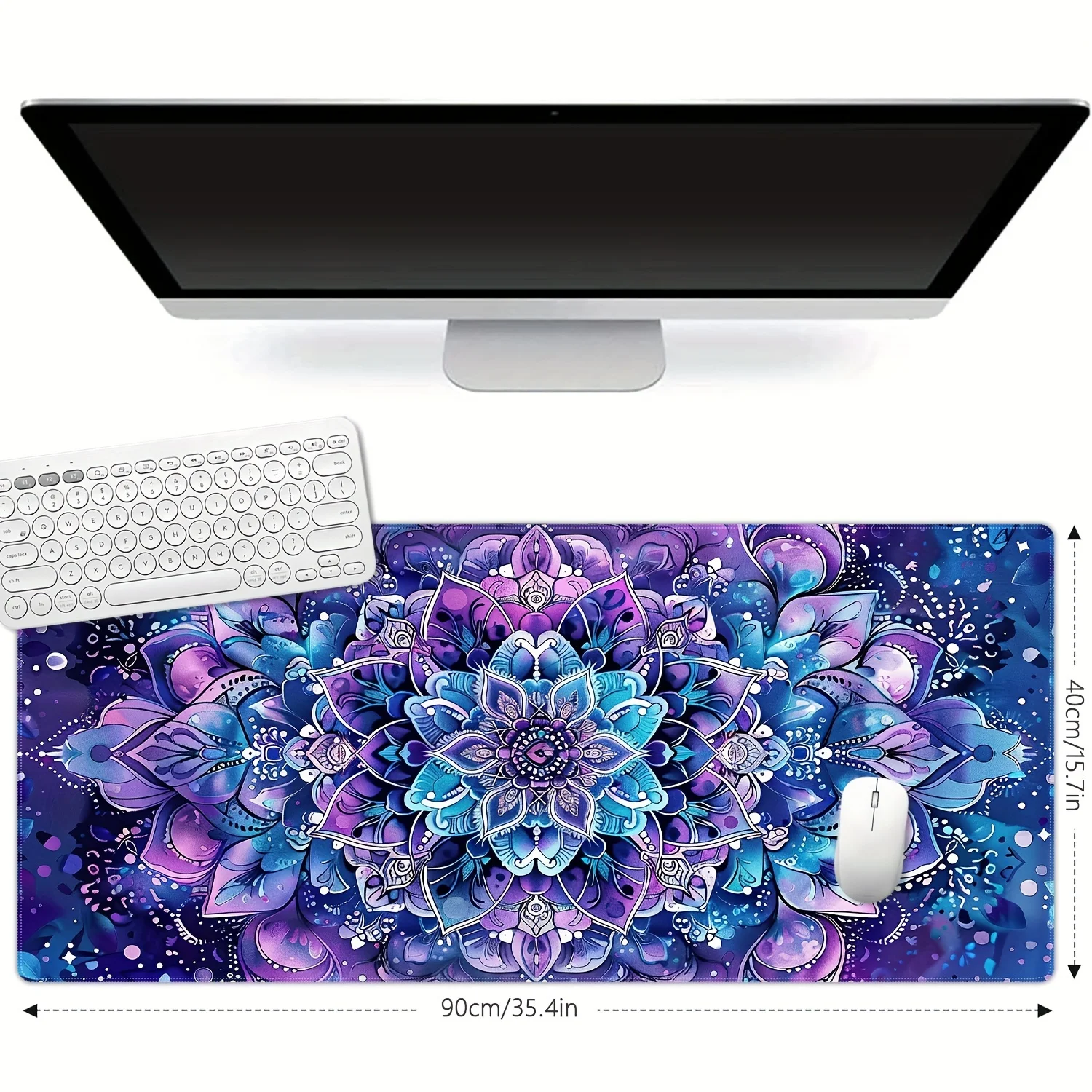 Floral Extended Gaming Mouse Pad Rubber Desk Mat Anti-Slip Large Mousepad Office and Home Use Playmat 900x400 Desk Gadgets
Floral Extended Gaming Mouse Pad Rubber Desk Mat Anti-Slip Large Mousepad Office and Home Use Playmat 900x400 Desk Gadgets