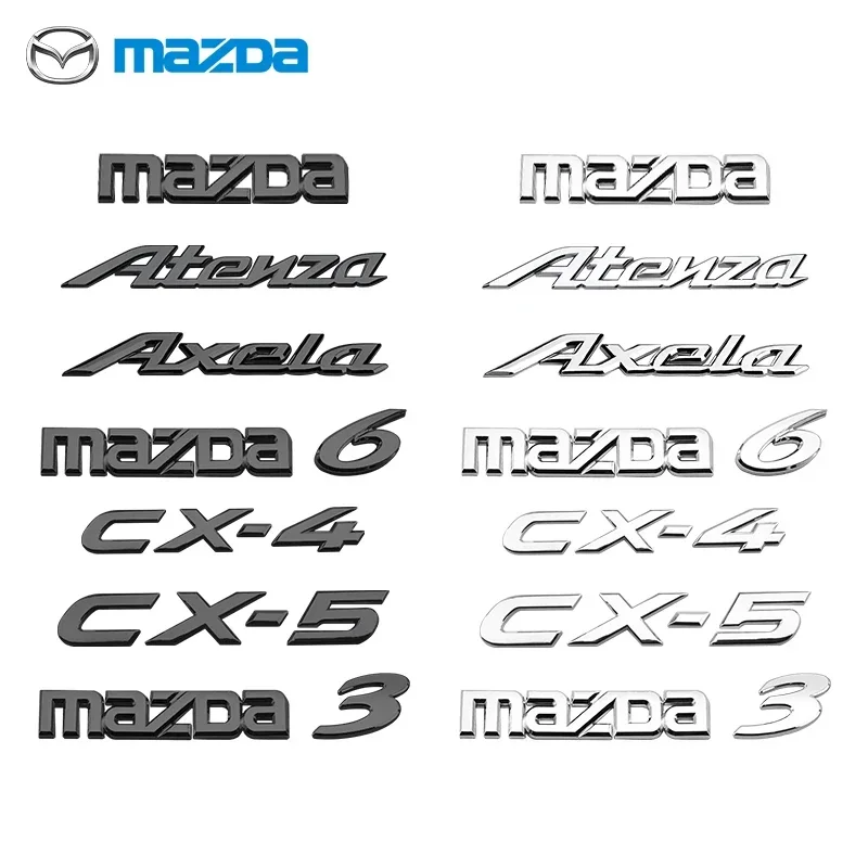 1pcs Car 3D ABS Chrome Emblem Trunk Letters Logo Badge Sticker Decal Accessories for mazda 3 5 6 Atenza Axela CX-4 CX-5 323 M3
1pcs Car 3D ABS Chrome Emblem Trunk Letters Logo Badge Sticker Decal Accessories for mazda 3 5 6 Atenza Axela CX-4 CX-5 323 M3