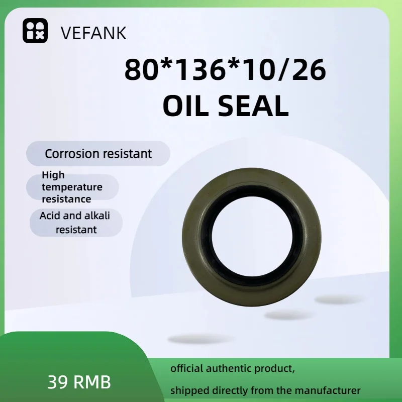 Truck oil seal parts 80*136*10/26 9828-80110 Sz311-80005 Bh6172 High quality, factory direct sales
Truck oil seal parts 80*136*10/26 9828-80110 Sz311-80005 Bh6172 High quality, factory direct sales