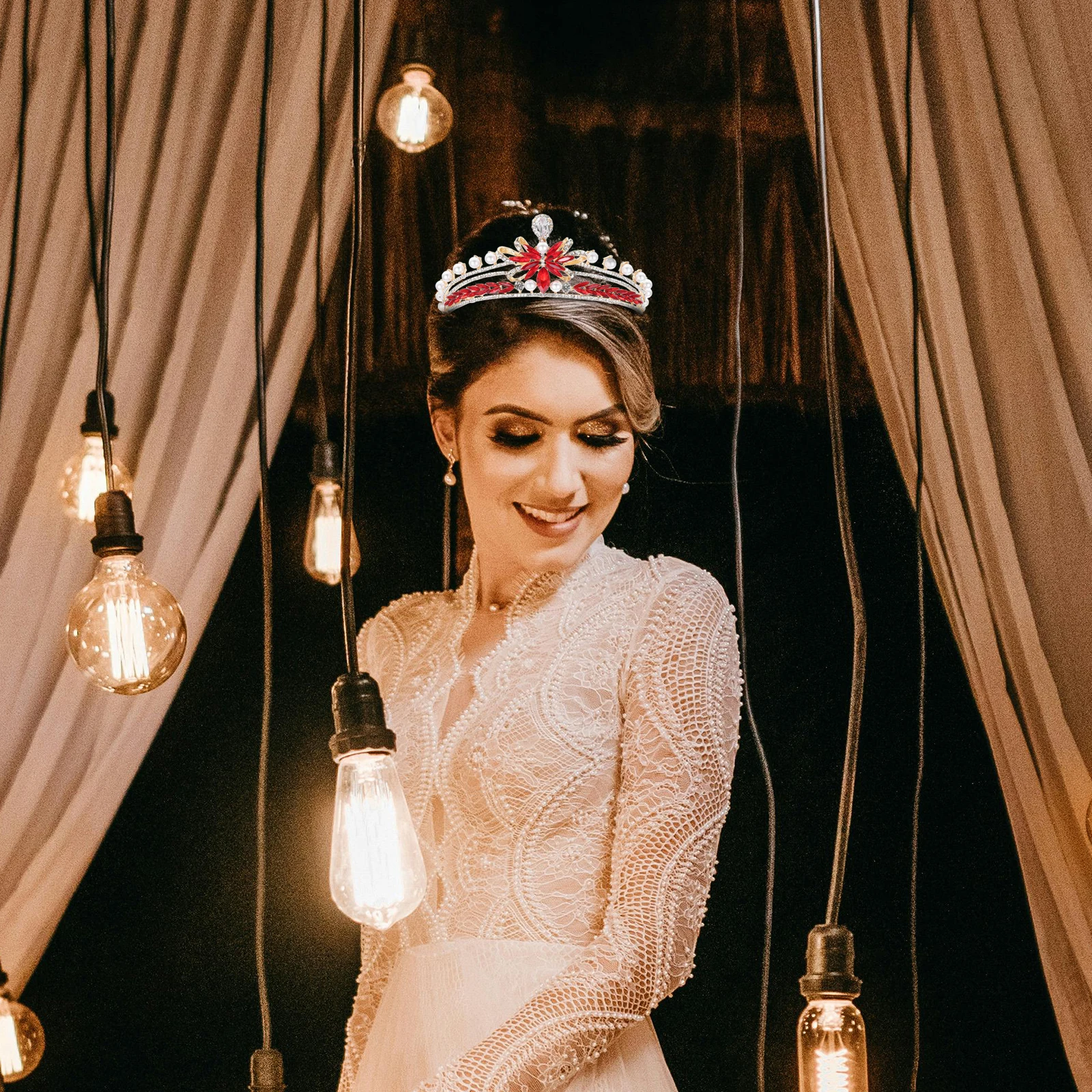 Pearl Bow Crown Elegant Bridal Hair Accessory Rhinestone Wedding Tiaras Women Birthday Party Hats Queen Decorations
Pearl Bow Crown Elegant Bridal Hair Accessory Rhinestone Wedding Tiaras Women Birthday Party Hats Queen Decorations