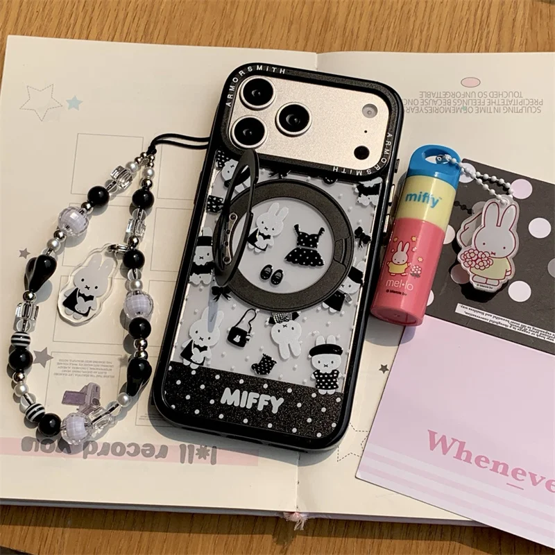 Shockproof Miffy For MagSafe Case with Stand and Lanyard Protective Cover 11 12 13 14 Phone Case for iPhone 15 16 17 Pro Max
Shockproof Miffy For MagSafe Case with Stand and Lanyard Protective Cover 11 12 13 14 Phone Case for iPhone 15 16 17 Pro Max