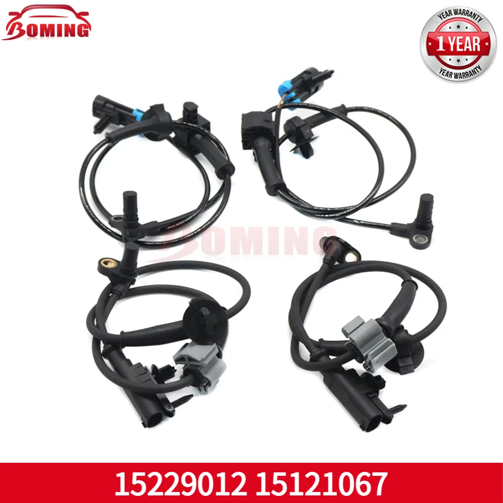 For 2007-2014 CHEVROLET Tahoe Avalanche GMC Yukon 15229012 15121067 Car Front+Rear ABS Wheel Speed Sensor
For 2007-2014 CHEVROLET Tahoe Avalanche GMC Yukon 15229012 15121067 Car Front+Rear ABS Wheel Speed Sensor