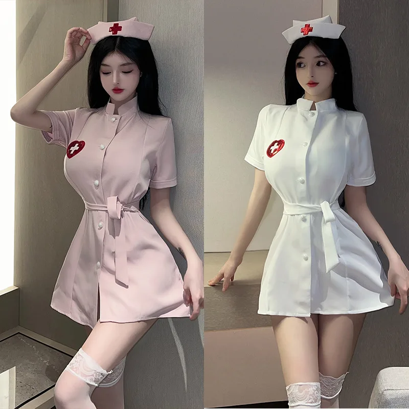 Sweet Nurse Costume Performance Outfit Stage Costume Night Club Performance Clothing loween ow Costume Ladies Faion
Sweet Nurse Costume Performance Outfit Stage Costume Night Club Performance Clothing loween ow Costume Ladies Faion