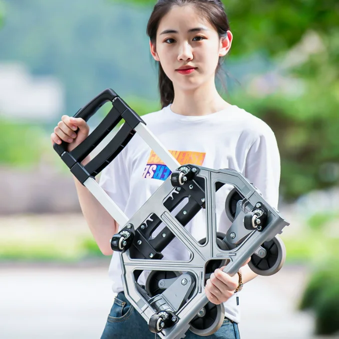 Folding Stair Climbing Hand Truck Portable Cargo Trolley
Folding Stair Climbing Hand Truck Portable Cargo Trolley