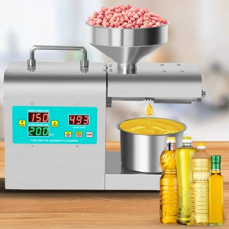 Stainless Steel Oil Presser with High Pressing Speed Food Grade Stainless Steel Electric Oil Press Machine
Stainless Steel Oil Presser with High Pressing Speed Food Grade Stainless Steel Electric Oil Press Machine