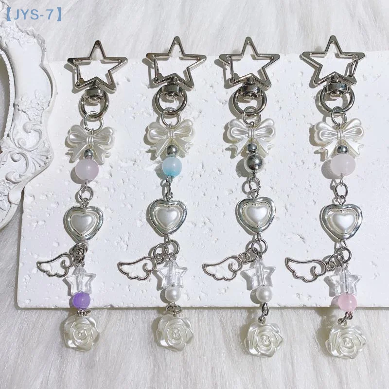 Loves Heart Bowknot Flower Phone Lanyard Y2k Girl Keychain Pendant Handmade Beads Bag Charm Decor
Loves Heart Bowknot Flower Phone Lanyard Y2k Girl Keychain Pendant Handmade Beads Bag Charm Decor