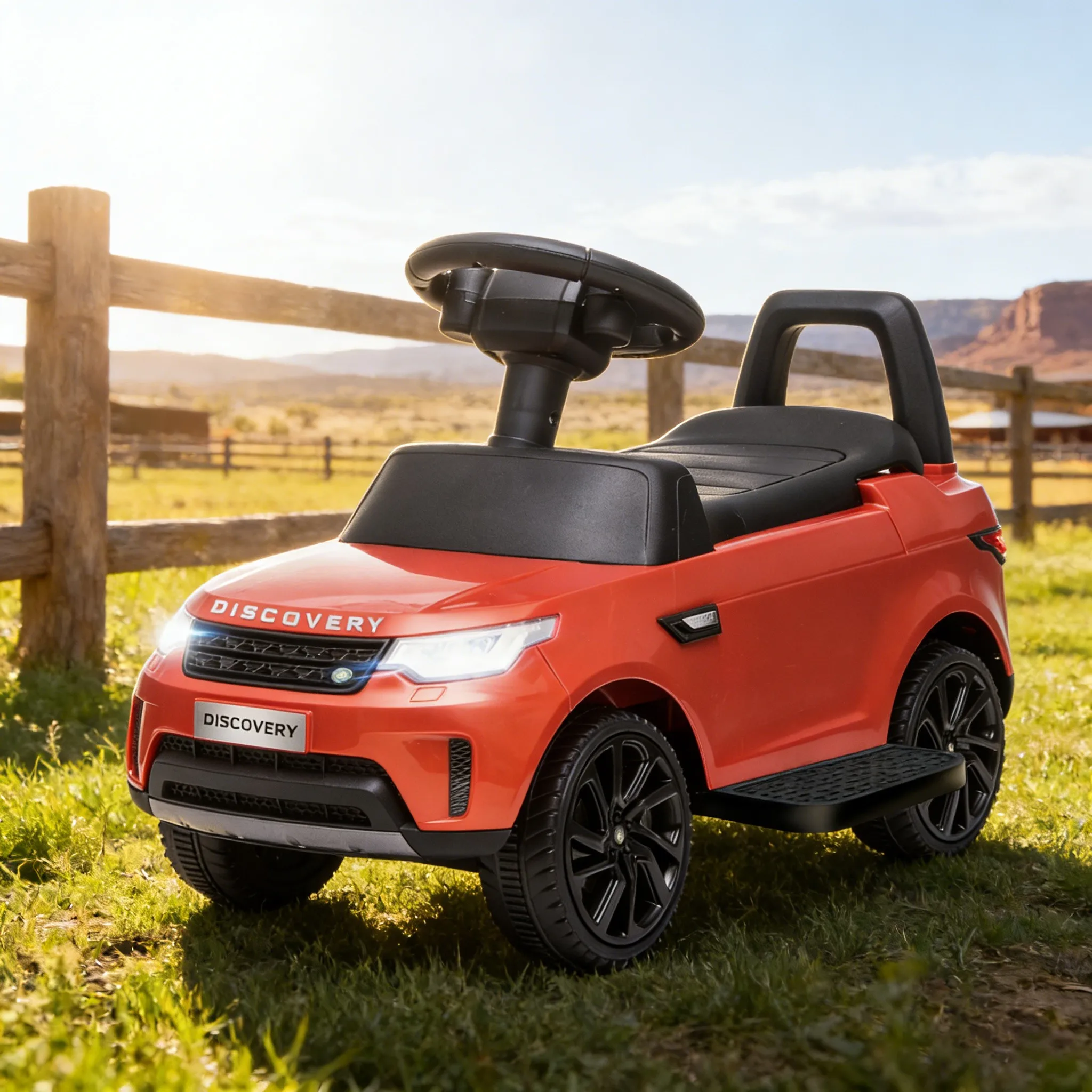 Land Rover 6V Electric Ride-on Car For Kids Red Push Car Sliding Toddler Toy 2 in with Music Horn Headlights 18-60 Months
Land Rover 6V Electric Ride-on Car For Kids Red Push Car Sliding Toddler Toy 2 in with Music Horn Headlights 18-60 Months