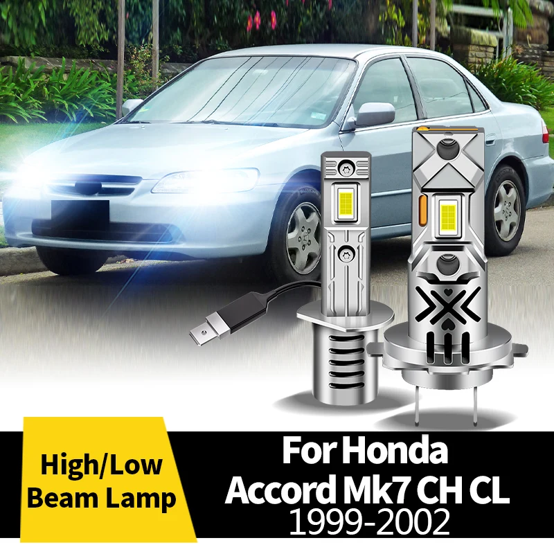 2Pcs CANbus LED Headlight High / Low Beam Lamp / Fog Light BulbS Halogen Replacement Light For Honda Accord Mk7 CH CL 1999-2002
2Pcs CANbus LED Headlight High / Low Beam Lamp / Fog Light BulbS Halogen Replacement Light For Honda Accord Mk7 CH CL 1999-2002