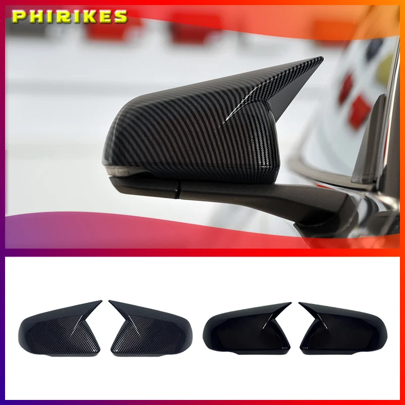 1 Pair Glossy Black Carbon Fiber Color Rearview Side Mirror Cover Caps for Ford Mustang 2015-2022 Auto Exterior Accessories
1 Pair Glossy Black Carbon Fiber Color Rearview Side Mirror Cover Caps for Ford Mustang 2015-2022 Auto Exterior Accessories