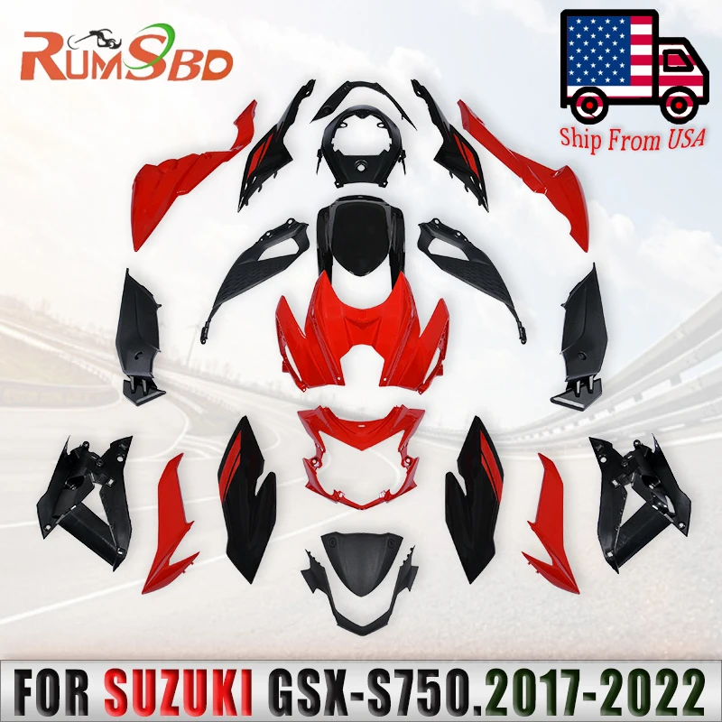 Motorcycle Fairing Kits cover Bodywork Injection Molding Panel Set Painted Cowl For Suzuki GSX-S750 2017 2018 2019 2020 2021 22
Motorcycle Fairing Kits cover Bodywork Injection Molding Panel Set Painted Cowl For Suzuki GSX-S750 2017 2018 2019 2020 2021 22