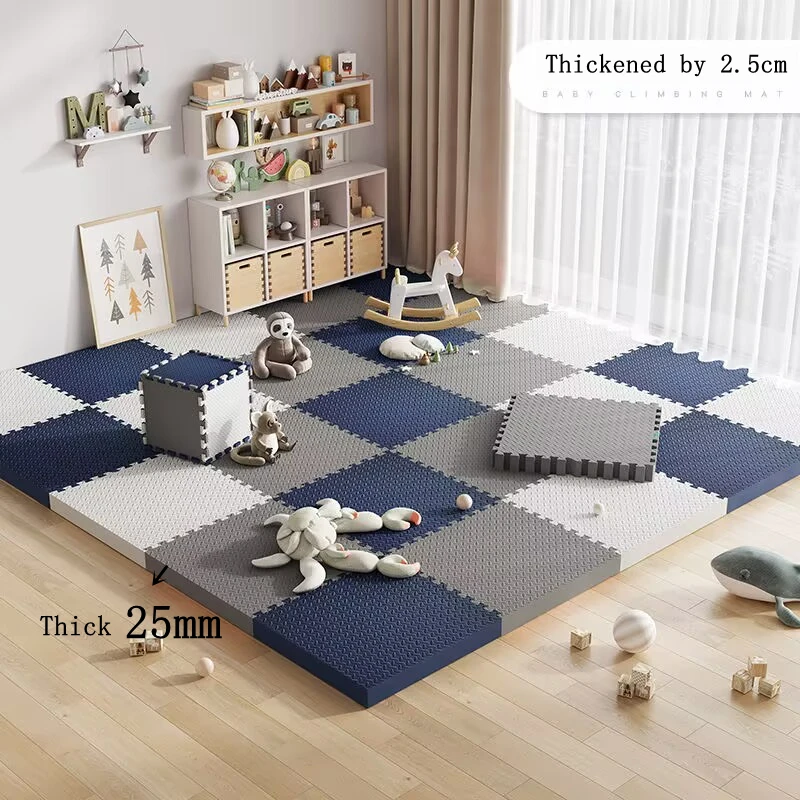 Non-toxic 4-8Pcs/2.5cm Thick Nonslip Baby Crawling Play Mat Soundproof Puzzle Gym Mat for Children's and Eco-Friendly Puzzle Mat
Non-toxic 4-8Pcs/2.5cm Thick Nonslip Baby Crawling Play Mat Soundproof Puzzle Gym Mat for Children's and Eco-Friendly Puzzle Mat