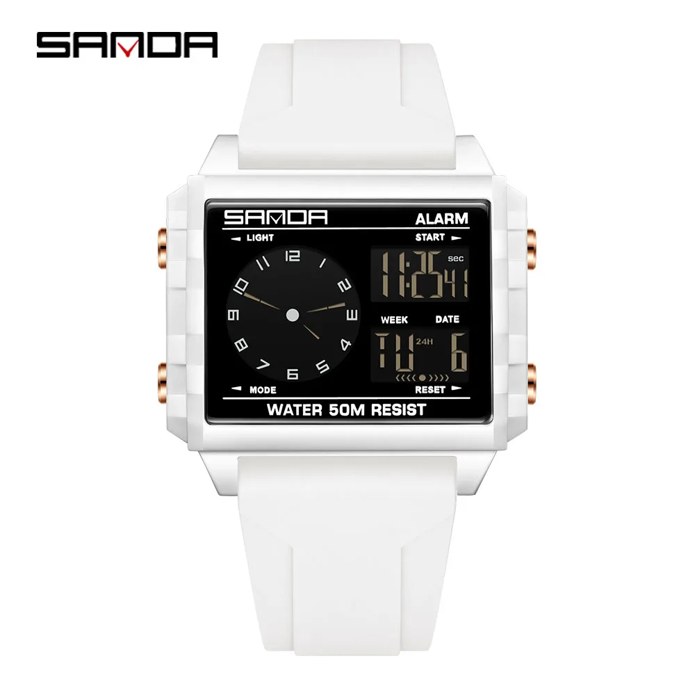 SANDA SD6368 Sports Men's Electronic Watch Waterproof Multi functional Analog Pointer Display Casual Women's Digital Watch
SANDA SD6368 Sports Men's Electronic Watch Waterproof Multi functional Analog Pointer Display Casual Women's Digital Watch