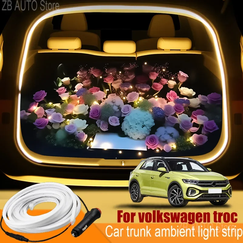 For volkswagen troc Automobile trunk ambient light automatic sensing car interior lighting with accessories
For volkswagen troc Automobile trunk ambient light automatic sensing car interior lighting with accessories