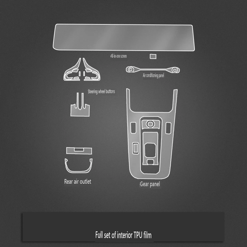 TPU Transparent Protector Film for GAC EMPOW 2021-2024 Car Interior Sticker Center Console Gear Navigator Door Decor Accessories
TPU Transparent Protector Film for GAC EMPOW 2021-2024 Car Interior Sticker Center Console Gear Navigator Door Decor Accessories
