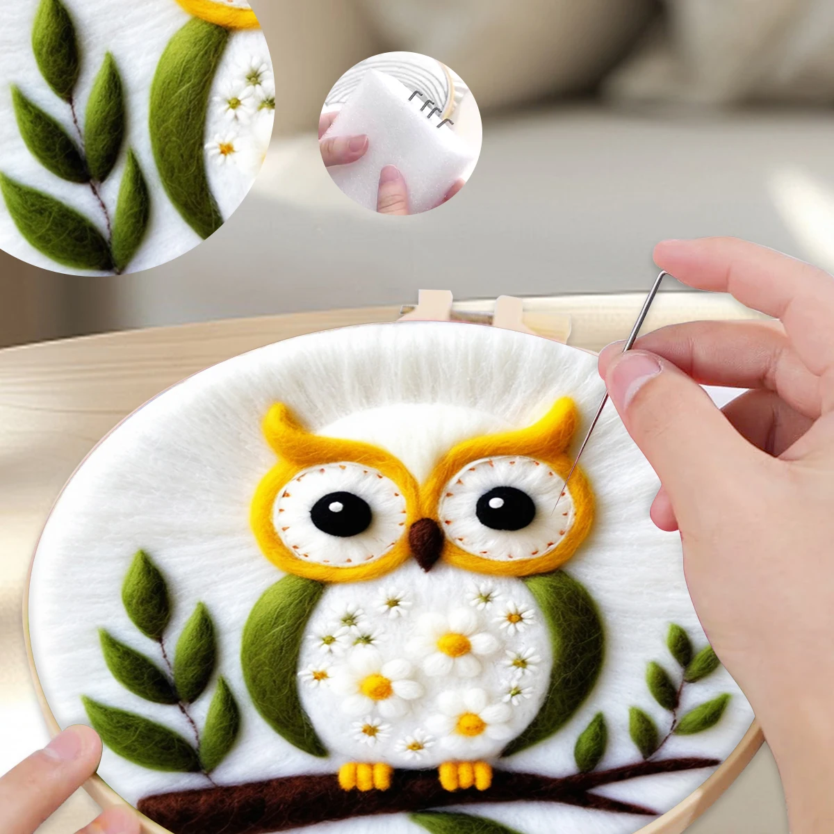 SDOYUNO Wool Felt Painting bird Diy Creative Making Wool Felt Kit Wool For Knitting Worsted Wool Embroidery Frame Set Home Decor
SDOYUNO Wool Felt Painting bird Diy Creative Making Wool Felt Kit Wool For Knitting Worsted Wool Embroidery Frame Set Home Decor