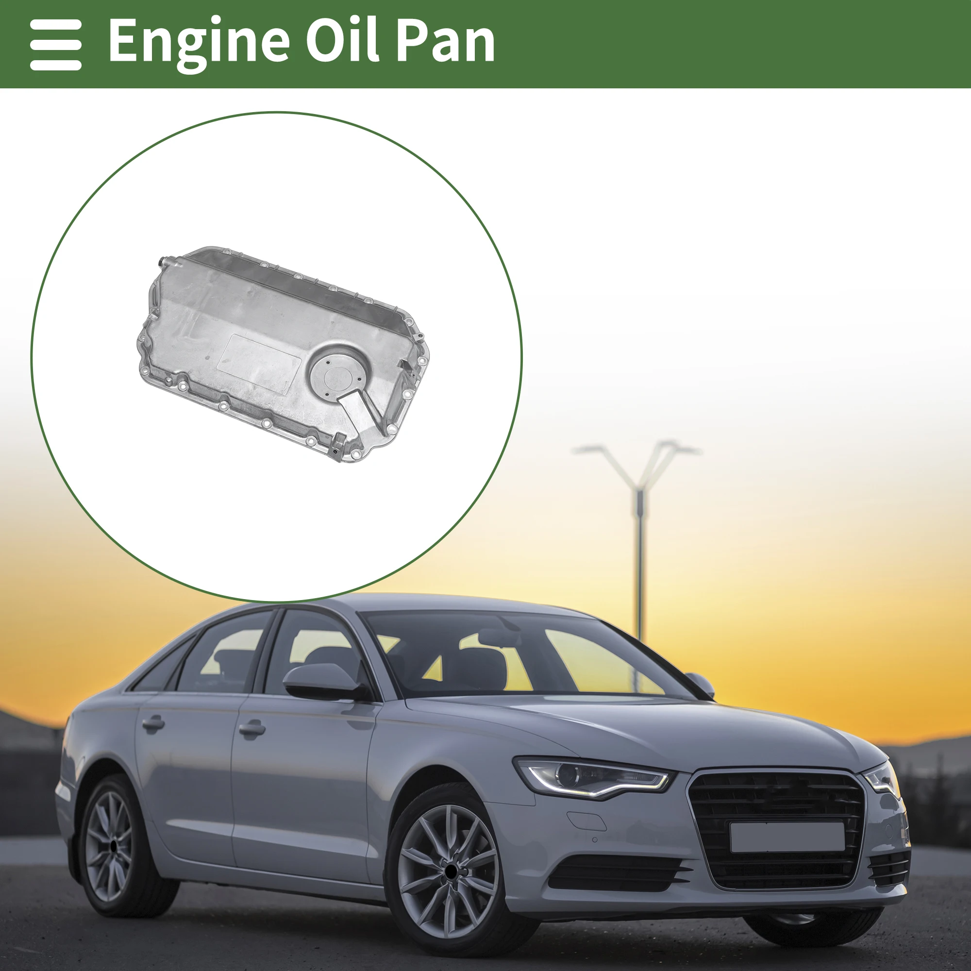 UXCELL 1 Pc No.078103604AC Engine Oil Pan for Audi A6 Quattro Aluminum Silver Tone
UXCELL 1 Pc No.078103604AC Engine Oil Pan for Audi A6 Quattro Aluminum Silver Tone