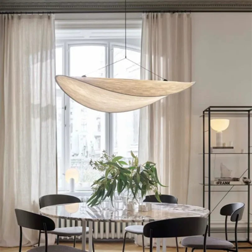 Minimalist Silk Pendant Lights for Living Room Bedroom Kitchen Fabric Hanging Lamp Ceiling Chandeliers Decoration Modern Home
Minimalist Silk Pendant Lights for Living Room Bedroom Kitchen Fabric Hanging Lamp Ceiling Chandeliers Decoration Modern Home