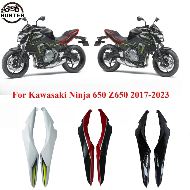 For Kawasaki Ninja 650 2017-2023 Z-650 Rear Passenger Seat Cover Side Panel Z650 Ninja650 Motorcycle Panel Fairing Guard Parts
For Kawasaki Ninja 650 2017-2023 Z-650 Rear Passenger Seat Cover Side Panel Z650 Ninja650 Motorcycle Panel Fairing Guard Parts