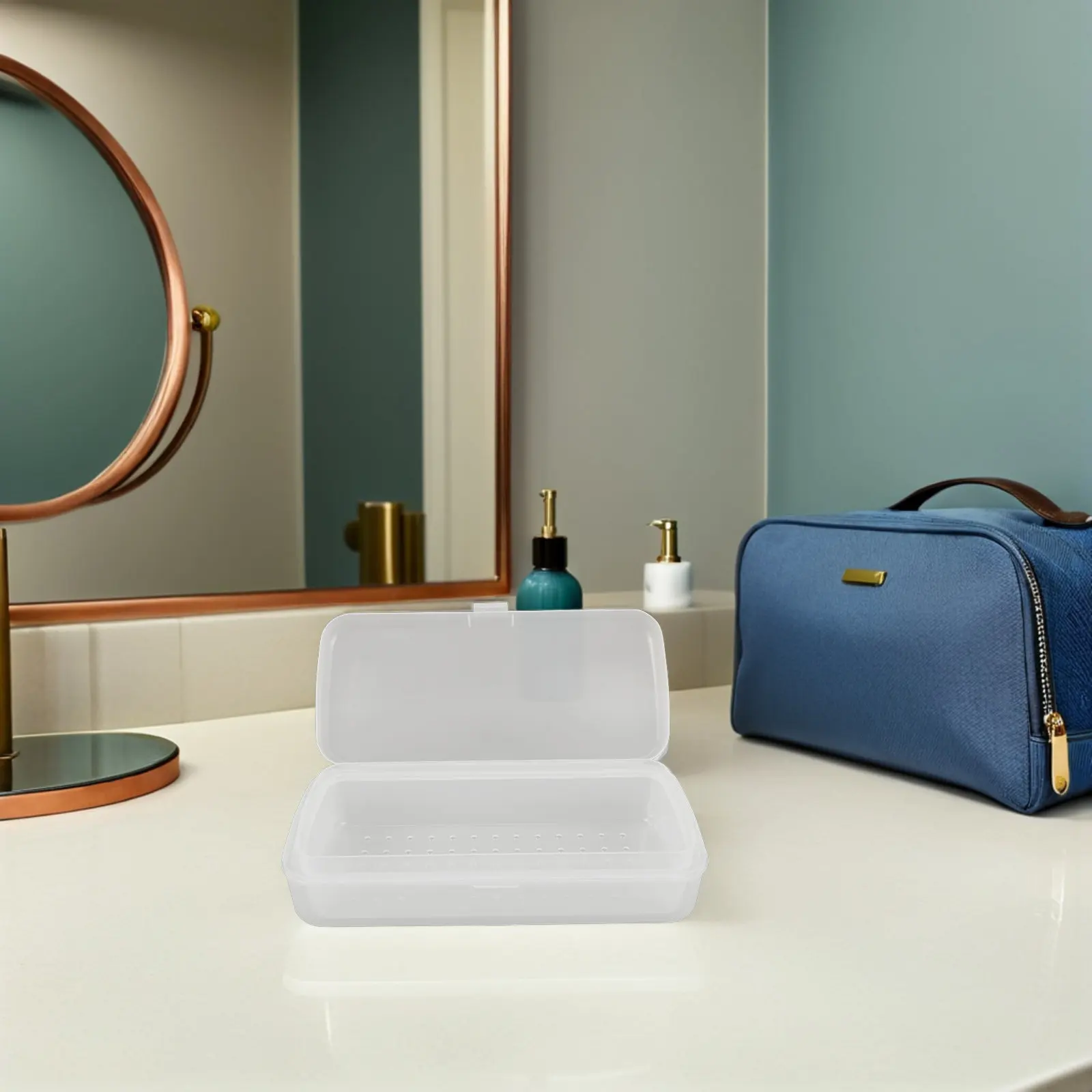 Transparent Nail Tool Sterilizer Box Large Capacity Dual Layer Manicure Tool Cleaner Case for Beauty Salons Nail Technicians
Transparent Nail Tool Sterilizer Box Large Capacity Dual Layer Manicure Tool Cleaner Case for Beauty Salons Nail Technicians