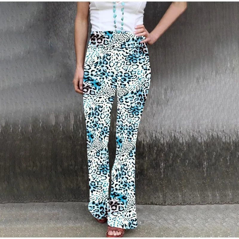 Women's Fashion Striped Leopard Print Pants Spring Summer New Pants Trousers Women's Casual High Waist Slim Bell-Bottom Pants
Women's Fashion Striped Leopard Print Pants Spring Summer New Pants Trousers Women's Casual High Waist Slim Bell-Bottom Pants