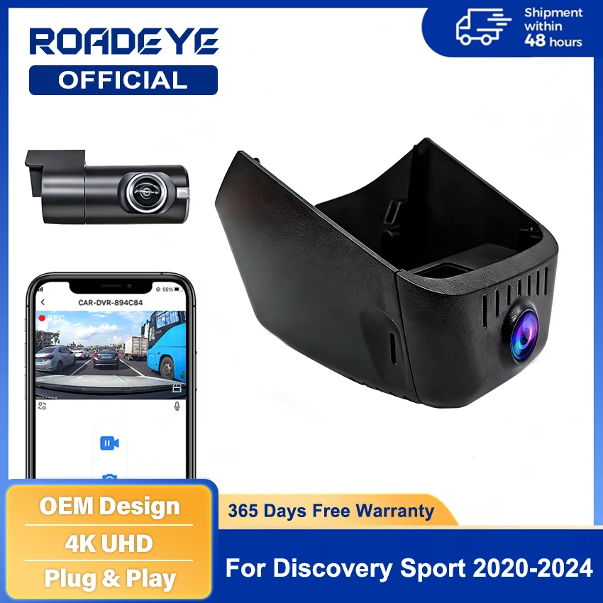 4K Plug And Play For Land Rover Discovery Sport 2020 2021 2022~2024 Car Night Vision WiFi APP DVR Video Recorder Monitor Dashcam
4K Plug And Play For Land Rover Discovery Sport 2020 2021 2022~2024 Car Night Vision WiFi APP DVR Video Recorder Monitor Dashcam