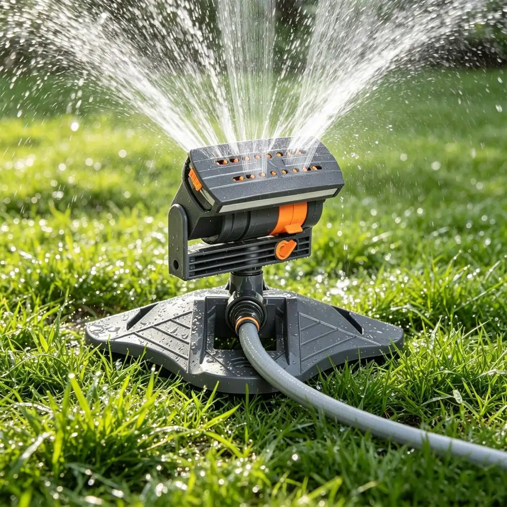 Garden Water Sprinkler Adjustable Lawn Sprinkler Oscillating Sprinkler with 16 Nozzles 180 Degrees Lawn Irrigation Sprinklers
Garden Water Sprinkler Adjustable Lawn Sprinkler Oscillating Sprinkler with 16 Nozzles 180 Degrees Lawn Irrigation Sprinklers