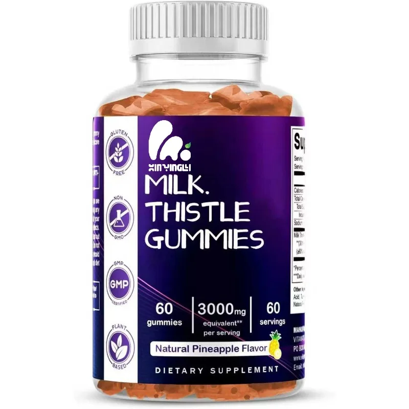 Vitamin milk thistle gummies -10000 milligrams per serving - liver cleansing and antioxidant health
Vitamin milk thistle gummies -10000 milligrams per serving - liver cleansing and antioxidant health