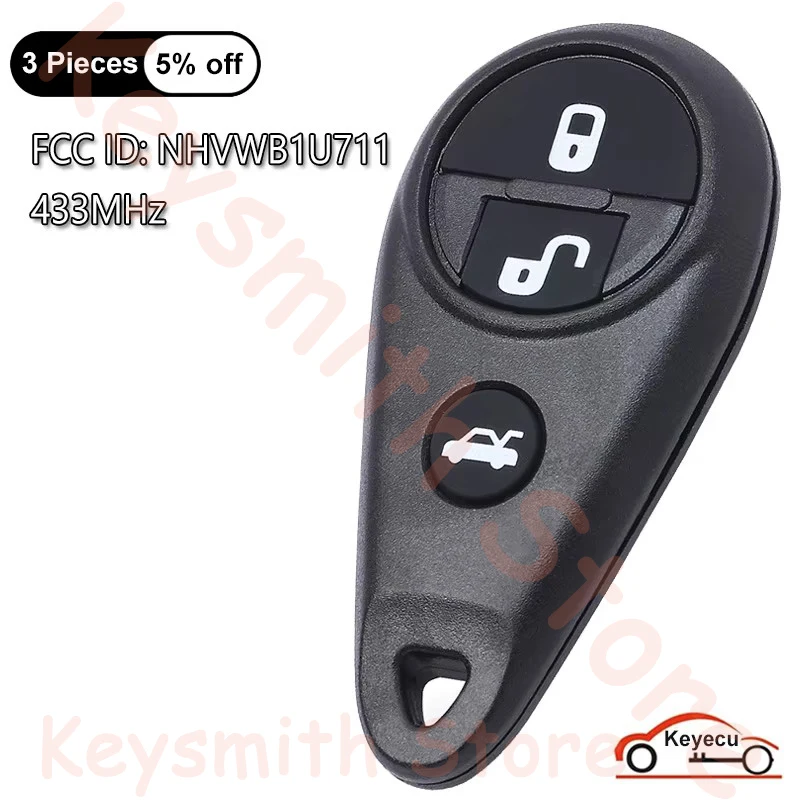 KEYECU 3 + 1 4 кнопки 433 МГц для Subaru Forester Impreza Legacy Outback Tribeca B9 1999-2009 дистанционный брелок NHVWB1U711-Mexico
KEYECU 3 + 1 4 кнопки 433 МГц для Subaru Forester Impreza Legacy Outback Tribeca B9 1999-2009 дистанционный брелок NHVWB1U711-Mexico