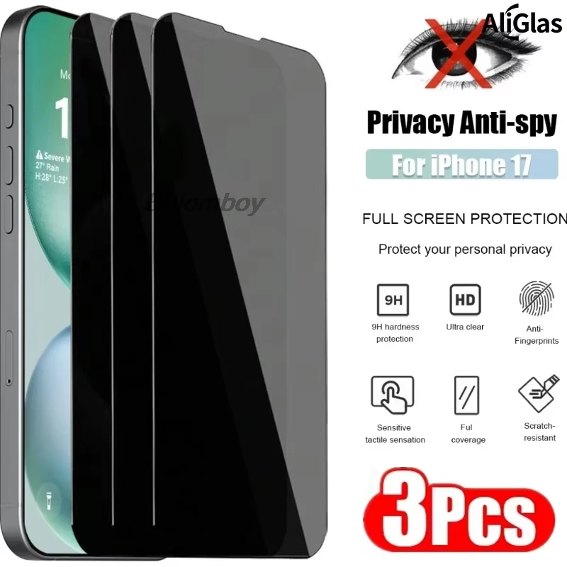 1-3pcs Privacy Screen Protectors Tempered Glass For iPhone 17 16 15 14 13 12 11 Pro Max 16e 16 15 Plus 12 13 Mini X XR XS Glass
1-3pcs Privacy Screen Protectors Tempered Glass For iPhone 17 16 15 14 13 12 11 Pro Max 16e 16 15 Plus 12 13 Mini X XR XS Glass
