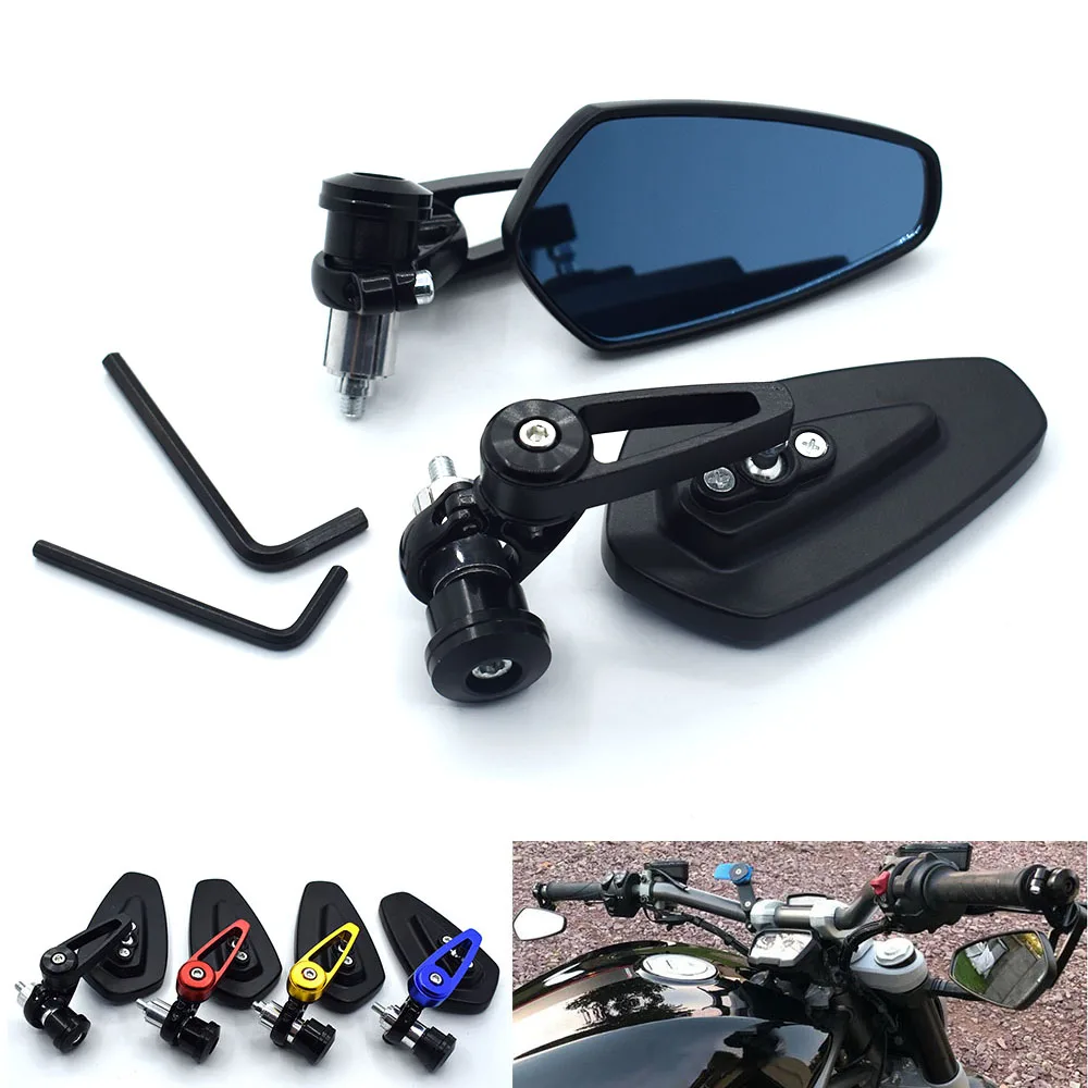 Universial 7/8" 22mm Handlebar Side Rearview Mirrors Aluminum Bar End Mirror For Yamaha FZ1 FAZER FZ6 FZ6R FZ8 XJ6 MT-07 MT-09
Universial 7/8" 22mm Handlebar Side Rearview Mirrors Aluminum Bar End Mirror For Yamaha FZ1 FAZER FZ6 FZ6R FZ8 XJ6 MT-07 MT-09
