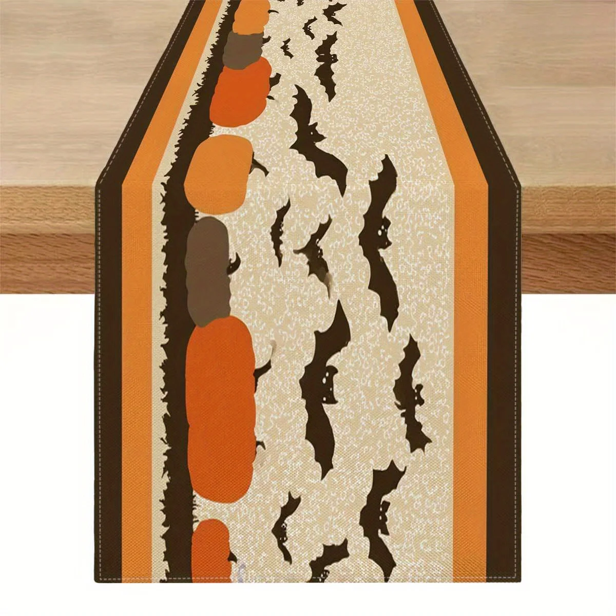 1Pc Halloween Themed Table Runner, Orange and Brown Ghost Bat Silhouette, Suitable for Parties, Restaurants, Homes, Markets, Holiday Decoration Scenes.
1Pc Halloween Themed Table Runner, Orange and Brown Ghost Bat Silhouette, Suitable for Parties, Restaurants, Homes, Markets, Holiday Decoration Scenes.