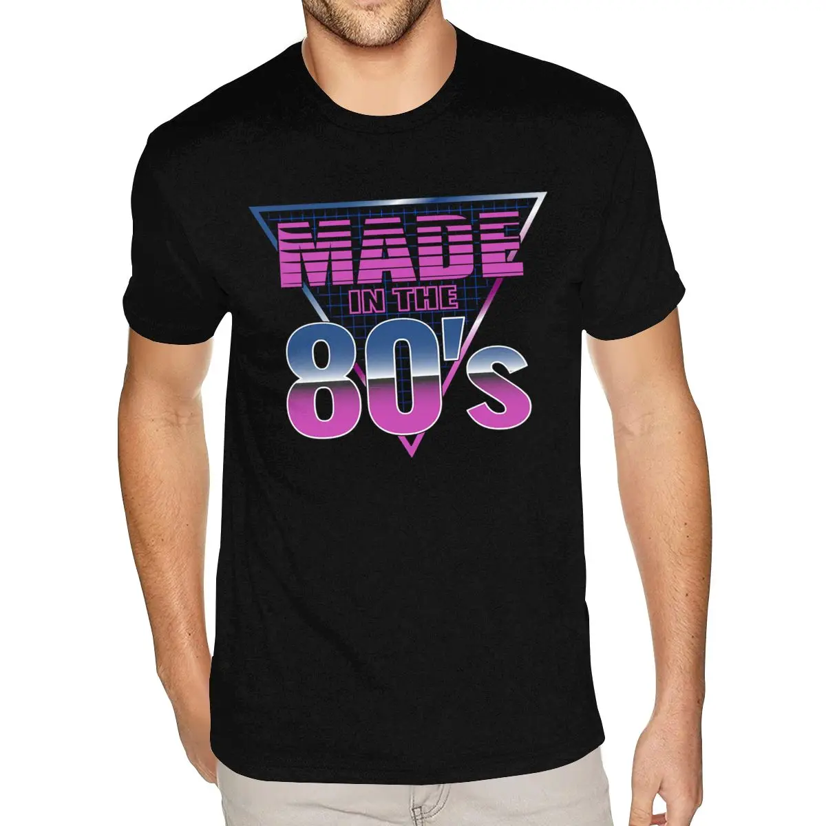 Design Made In The 80S Born In The 80S Year Of Birth-Jbkil Tees Men's 6XL Short Sleeves Cotton Black O-neck Tee Shirt
Design Made In The 80S Born In The 80S Year Of Birth-Jbkil Tees Men's 6XL Short Sleeves Cotton Black O-neck Tee Shirt