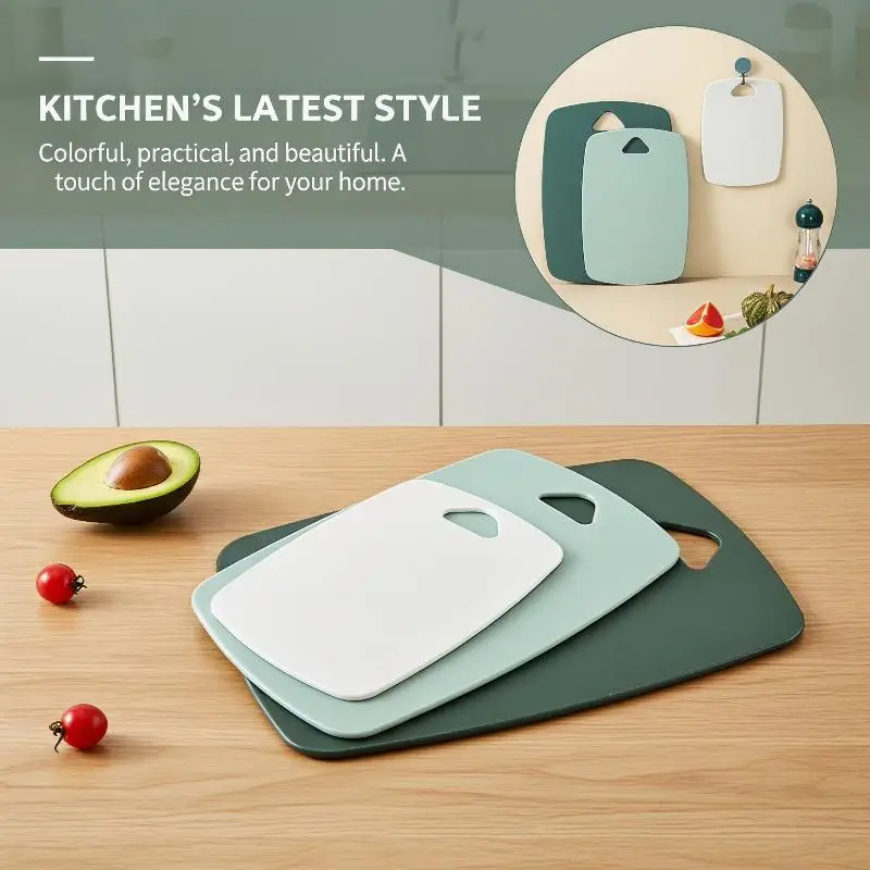 Odorless Plastic Cutting Board for Vegetables Fruits Baby Food BPA Free Thicken Non Slip Kitchen Household Use
Odorless Plastic Cutting Board for Vegetables Fruits Baby Food BPA Free Thicken Non Slip Kitchen Household Use