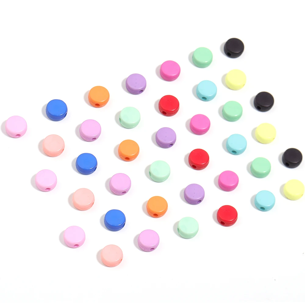 100pcs/lot Acrylic Flat Round Beads 7mm Solid Color Acrylic Beads Loose Spacer Beads for DIY Jewelry Making Earring Necklace
100pcs/lot Acrylic Flat Round Beads 7mm Solid Color Acrylic Beads Loose Spacer Beads for DIY Jewelry Making Earring Necklace