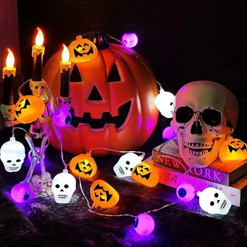 Halloween Ghost Indoor Colorful Lights Decoration Festival Easter Spider Ghost Skull Pumpkin Atmosphere Light String Gifts New
Halloween Ghost Indoor Colorful Lights Decoration Festival Easter Spider Ghost Skull Pumpkin Atmosphere Light String Gifts New