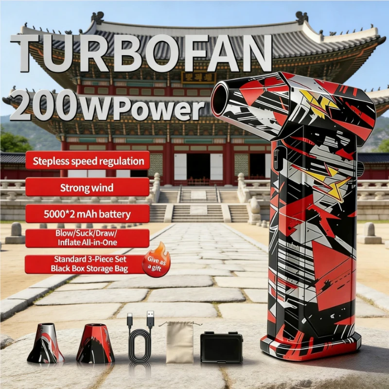 X9 Мощный воздуходувка 200000 об/мин Бесщеточный жестокий вентилятор Вакуумный пылеочиститель Сильный ветер 53 м/с Турбоструйный вентилятор Type-C Rechargin
X9 Мощный воздуходувка 200000 об/мин Бесщеточный жестокий вентилятор Вакуумный пылеочиститель Сильный ветер 53 м/с Турбоструйный вентилятор Type-C Rechargin