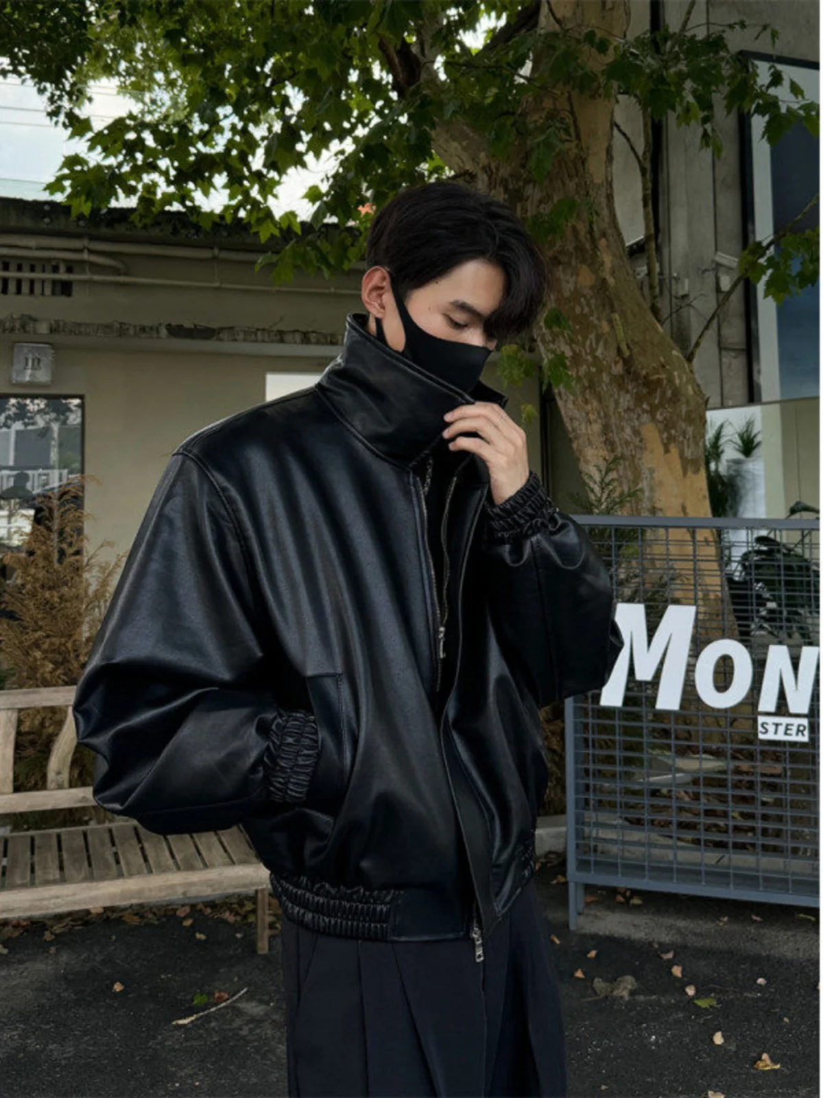 Cleanfit American Sle PU Leather Jaet Men's Spring Autumn Stand Collar Motorcycle Pilot Jaet Trendy Brand Haome
Cleanfit American Sle PU Leather Jaet Men's Spring Autumn Stand Collar Motorcycle Pilot Jaet Trendy Brand Haome