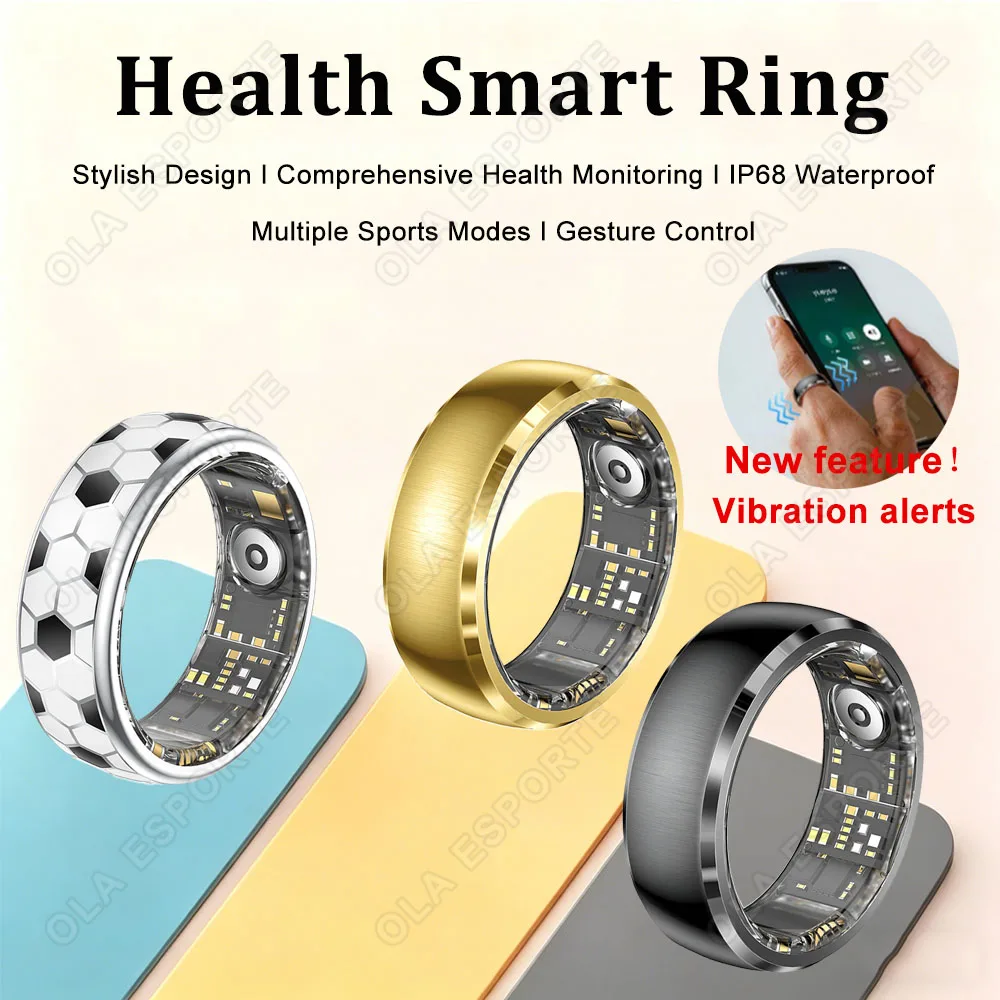 2026 New Smart Ring Information Vibration Reminder Heart Rate Sleep Monitoring For Men Women Football Style SmartRing Waterproof
2026 New Smart Ring Information Vibration Reminder Heart Rate Sleep Monitoring For Men Women Football Style SmartRing Waterproof