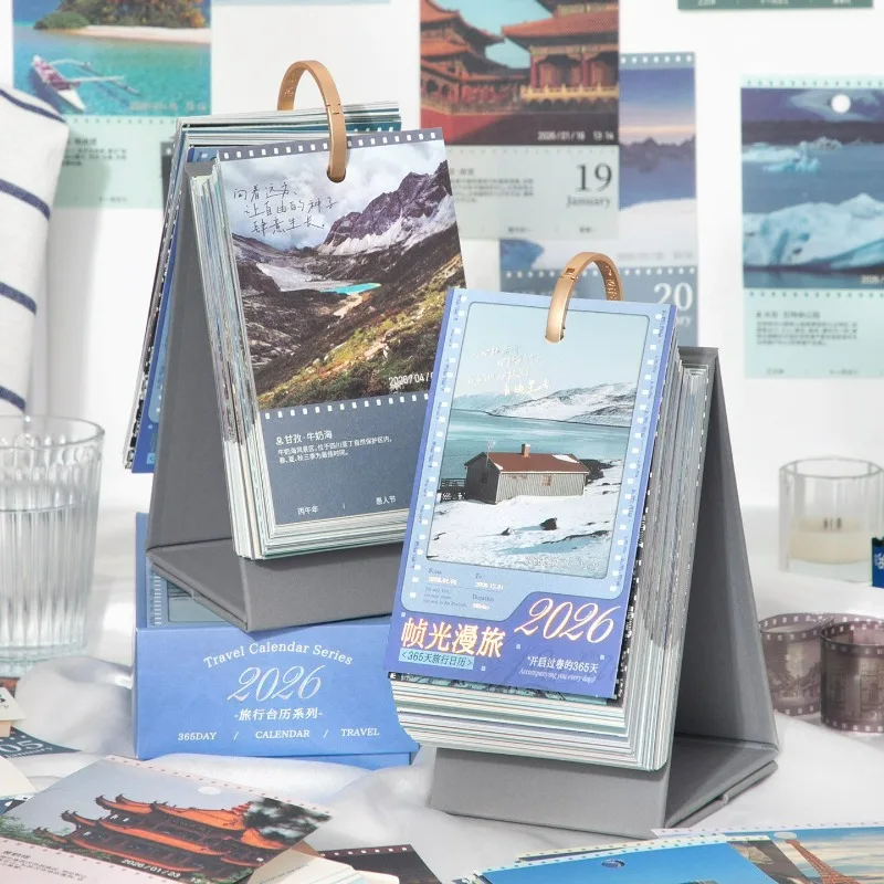 2026 Travel Calendar Zhen Guang Man Lv Ins Style Scenery Desktop Ornaments 365 Days Hand Torn Calendar
2026 Travel Calendar Zhen Guang Man Lv Ins Style Scenery Desktop Ornaments 365 Days Hand Torn Calendar