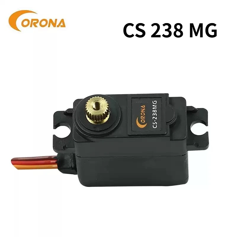 Corona CS238MG 22g Thin Metal Wing Analog Servo 4.6kg.cm / 0.14sec.60º for RC Airplane
Corona CS238MG 22g Thin Metal Wing Analog Servo 4.6kg.cm / 0.14sec.60º for RC Airplane