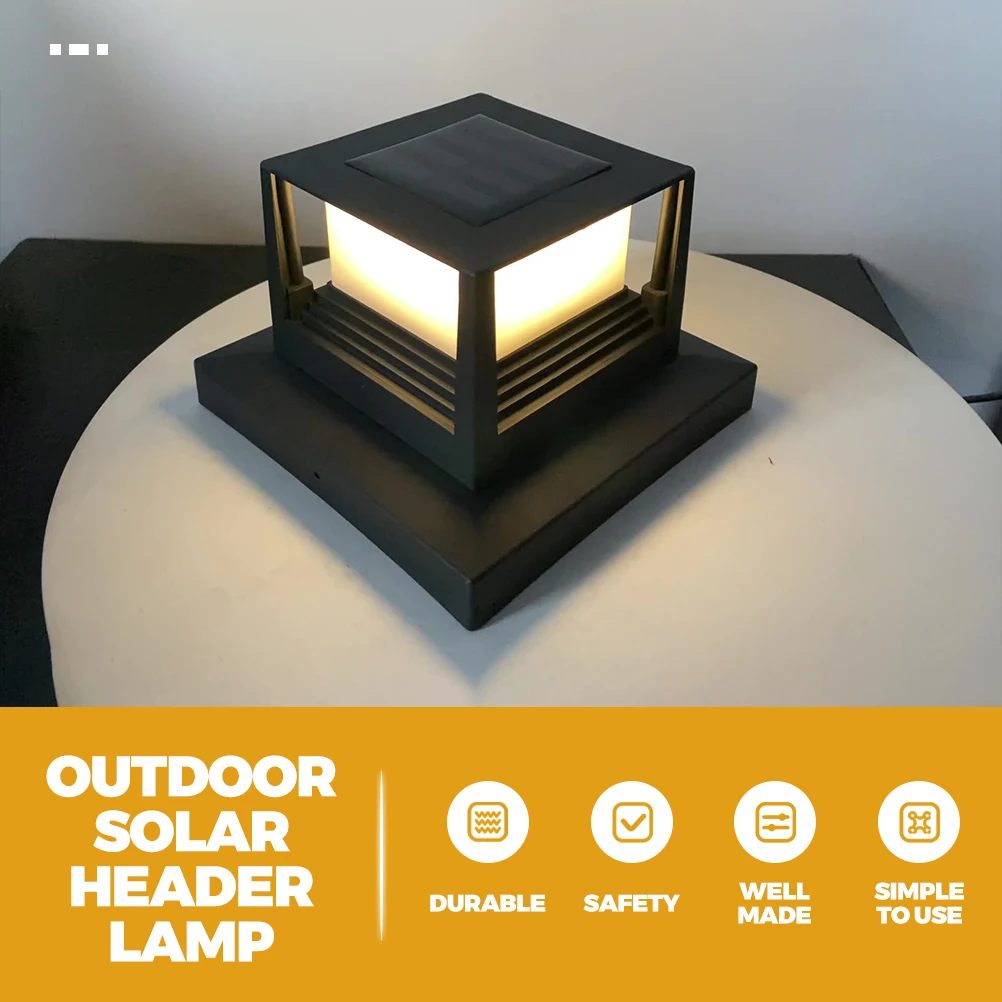Solar Column Light Outdoor Post Lamp IP44 Waterproof LED Garden Fence Pillar Lamp for Lawn Solar Powered Lighting
Solar Column Light Outdoor Post Lamp IP44 Waterproof LED Garden Fence Pillar Lamp for Lawn Solar Powered Lighting