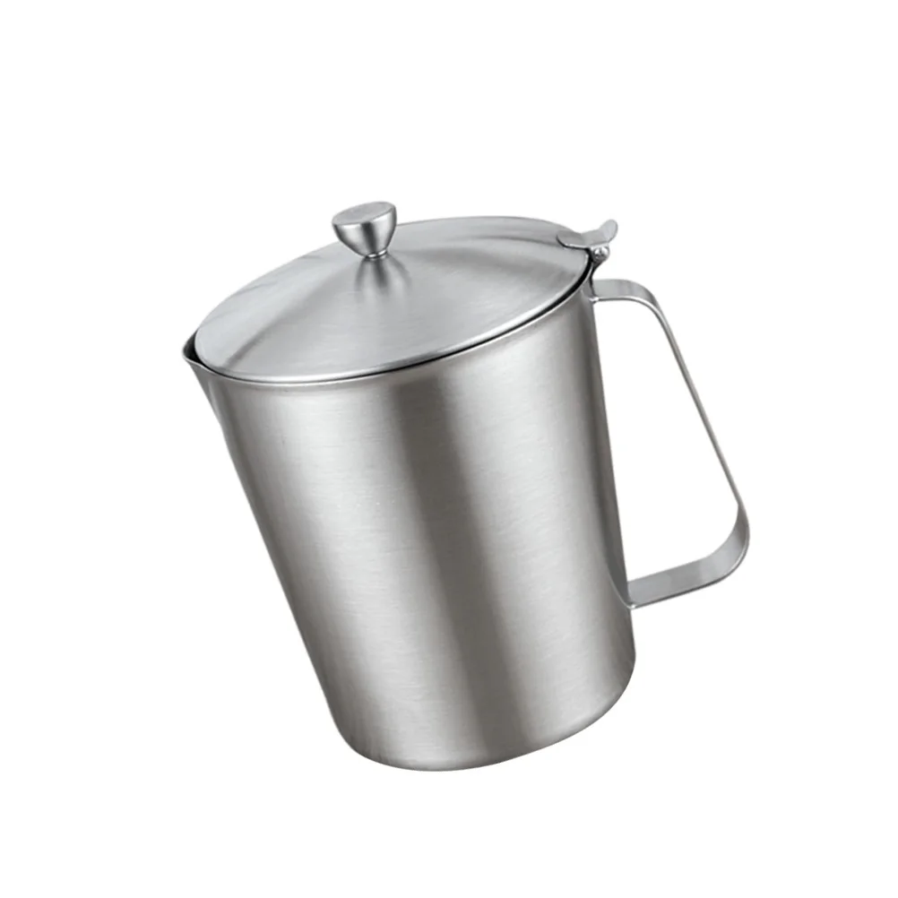 Stainless Steel Cup with Lid Precise Scales Coffee Milk Tool Coffee Cup With Scales Rustproof Kitchen Restaurant Latte
Stainless Steel Cup with Lid Precise Scales Coffee Milk Tool Coffee Cup With Scales Rustproof Kitchen Restaurant Latte