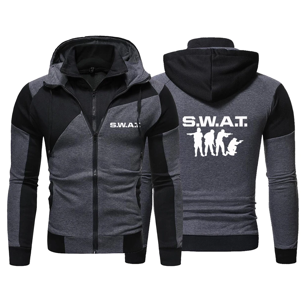 2026 SWAT New model Printed Zipper Hoodie Block Casual Sweatshirt Jacket Men's Spring Sportswear Comfortable
2026 SWAT New model Printed Zipper Hoodie Block Casual Sweatshirt Jacket Men's Spring Sportswear Comfortable