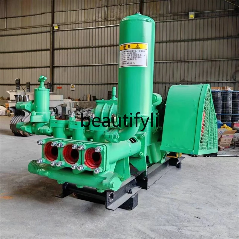 Frequency conversion three-cylinder, gear mud pump, three-cylinder plunger pump, 30 square meters per hour grouting pump
Frequency conversion three-cylinder, gear mud pump, three-cylinder plunger pump, 30 square meters per hour grouting pump