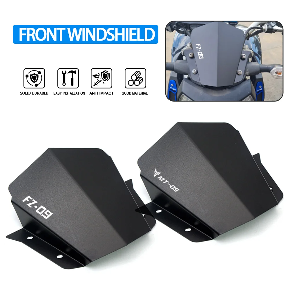 FIT FOR YAMAHA MT09 FZ09 MT-09 FZ-09 Motorcycle Accessories Front Windshield Wind Deflectors Windscreens Shield Screen 2017-2020
FIT FOR YAMAHA MT09 FZ09 MT-09 FZ-09 Motorcycle Accessories Front Windshield Wind Deflectors Windscreens Shield Screen 2017-2020