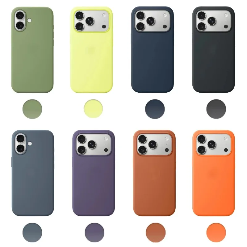 Original 1:1 Quality Liquid Silicone Funda for Magsafe Case for IPhone 17 16 15 14 13 Pro Max Magnetic Wirelss Charging No Logo
Original 1:1 Quality Liquid Silicone Funda for Magsafe Case for IPhone 17 16 15 14 13 Pro Max Magnetic Wirelss Charging No Logo
