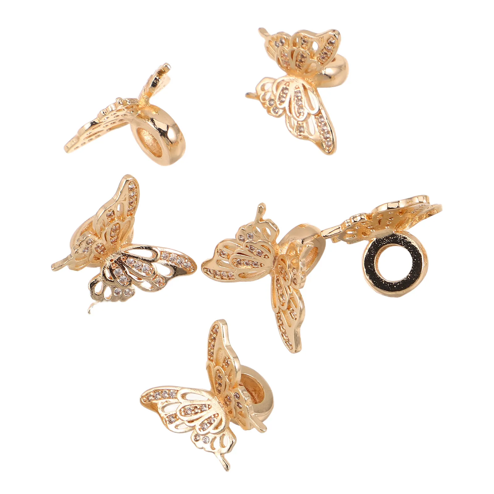 6Pcs Metal Butterfly Spacer Beads Jewelry Making Supplies for Bracelets Necklaces Earrings DIY Craft Bead Charms Findings
6Pcs Metal Butterfly Spacer Beads Jewelry Making Supplies for Bracelets Necklaces Earrings DIY Craft Bead Charms Findings